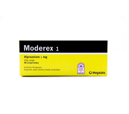 MODEREX 1MG COMP. CAJA X 40