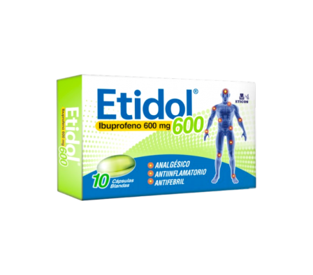 ETIDOL  600 MG  CAJA X 10 CAPSULAS BLANDAS
