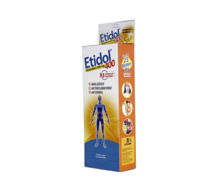ETIDOL 400 MG TIRA X 5 CAPSULAS BLANDAS