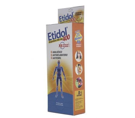 ETIDOL 400 MG TIRA X 5 CAPSULAS BLANDAS