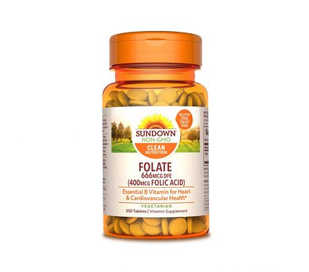SUNDOWN FOLIC ACID 400MG CAPS x 250 CAPS