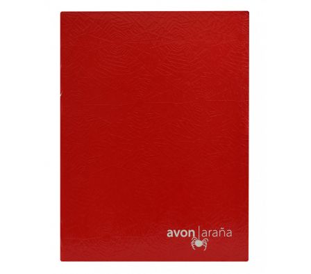 AVON CUAD. T.D 96H CUADRICULADO (ROJO) REF:2853