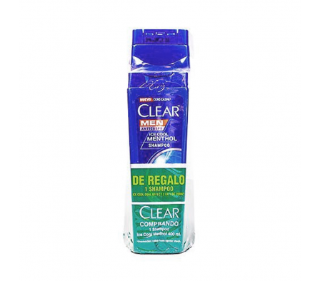 CLAEAR PACK SH 400ML + 1 SH DE REGALO