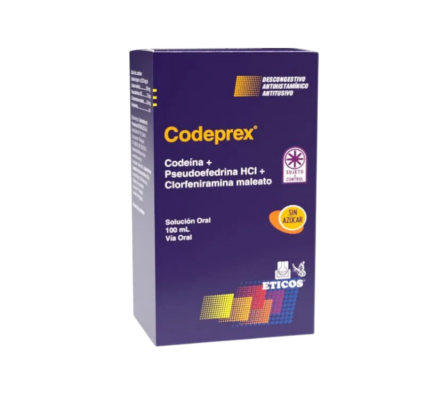 CODEPREX  10MG JARAB FRASCO X 100ML
