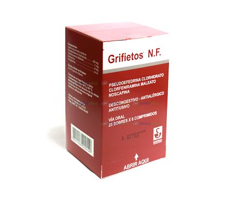 GRIFIETOS (25X6) X 1 SOBRE
