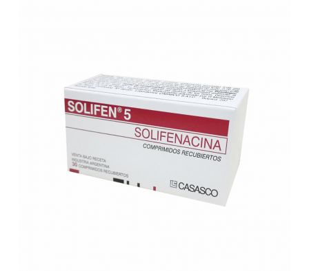 SOLIFEN 5 MG CAJA X 30 COMPRIMIDOS