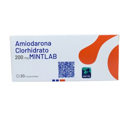 AMIODARONA MINTLAB 200MG TABL. CAJA X 20