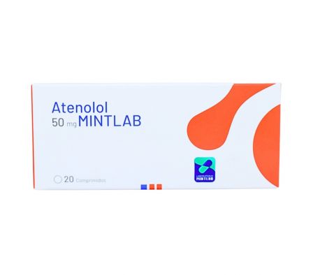 ATENOLOL MINTLAB 50MG COMP. CAJA X 20