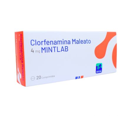 CLORFENIRAMINA MALEATO MINTAB  COMP. CAJA X 20