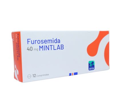 FUROSEMIDA MINTLAB 40MG COMP. CAJA X 12