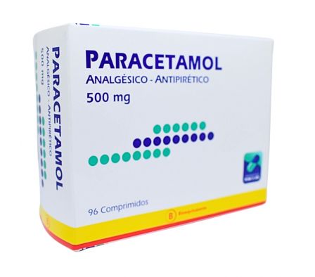 Paracetamol 500mg blister x 8 comprimidos