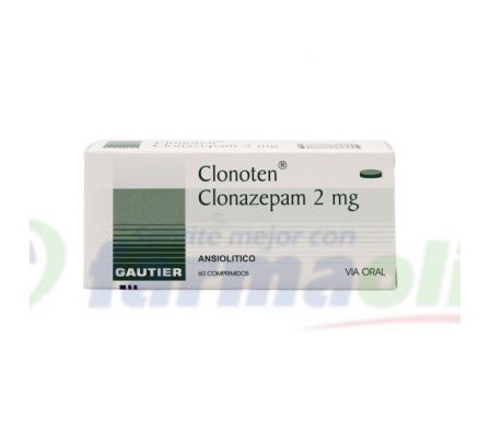 CLONOTEN 2MG TABL. CAJA X 60