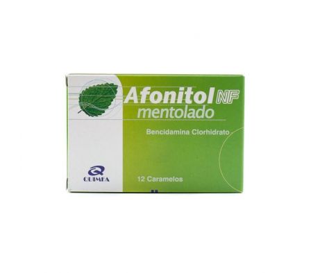 AFONITOL NF MENTOLADO CARAM CAJA X 12