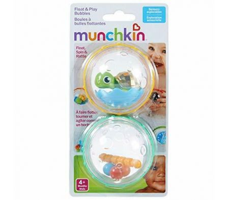 MUNCHKIN KIN BURBUJAS FLOTANTES C/JUGUETES GIRATORIOS