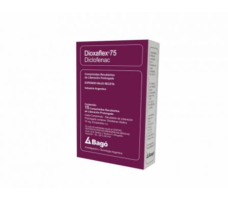 DIOXAFLEX 75MG COMP. CAJA X 15
