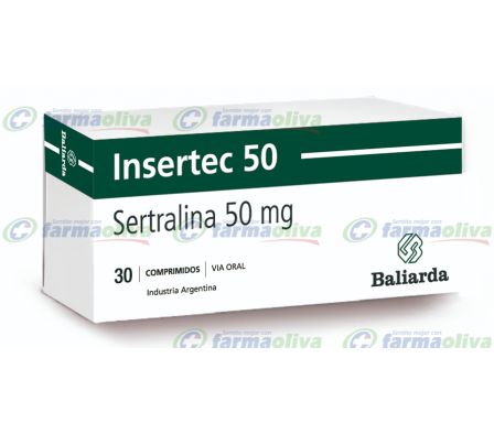 INSERTEC 50MG CO-RAN CAJA X 30