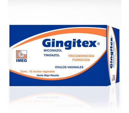 GINGITEX 100MG OVULO CAJA X 10