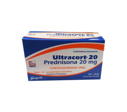 ULTRACORT 20 20MG COMP. CAJA X 10