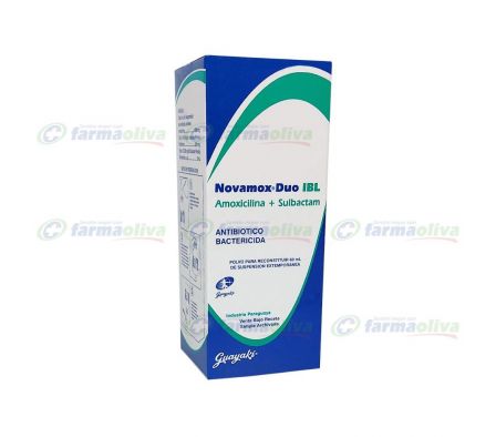 NOVAMOX DUO IBL 1000MG SP-OR FRASCO X 60ML