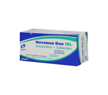 NOVAMOX DUO IBL 1000MG COMP. CAJA X 15