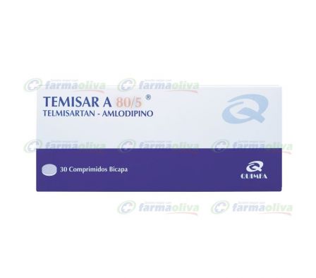 TEMISAR A 80/5MG COMP. CAJA X 30