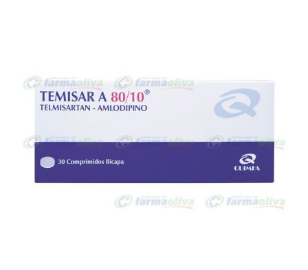 TEMISAR A 80/10 MG TABL. CAJA X 30