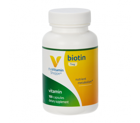 Biotin 1 mg x 100 capsulas.