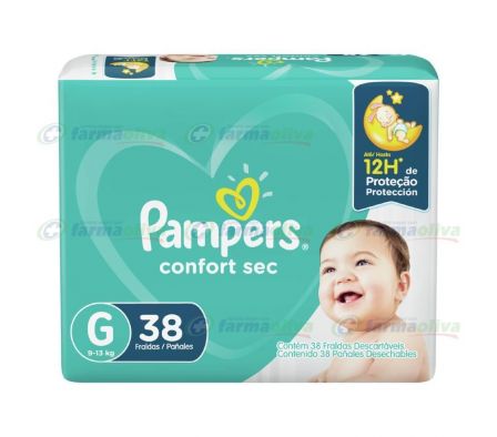 PAMPERS CONFORT SEC G 38 UNI