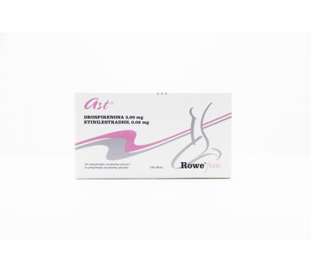 AST COMP. RECUB. ACTIVOS + COMP. RECUB. PLACEBO 3MG COMP. CAJA X 28