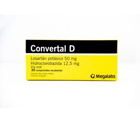 CONVERTAL-D 50MG T-REC CAJA X 30