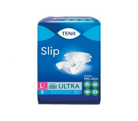 Pañales para Adulto Slip Large Tena - Contiene 9 unidades.