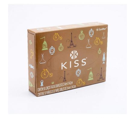 KISS PAÑUELO DESECHABLE X 50 UNID.