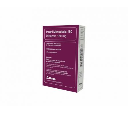INCORIL MD 180MG COMP. CAJA X 30