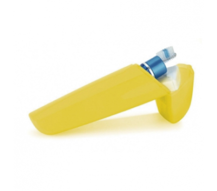 PORTA CEPILLO DE DIENTES AMARILLO
