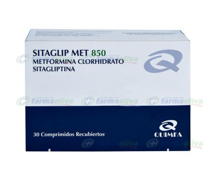 SITAGLIP MET 850 MG CAJA X 30 CAPSULAS
