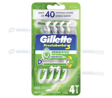 GILLETTE MAQ.PB3 SENS CARE X 4 R.7532