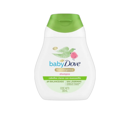 DOVE BABY SHAMPOO CABELLO CLARO X 200 ML