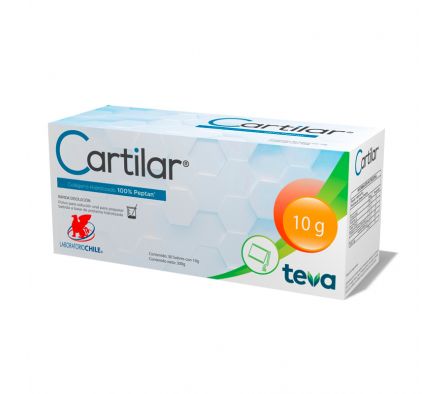 CARTILAR COLAGENO HIDROLIZADO EN  SOBRE X 30 UNIDADES 10 GR
