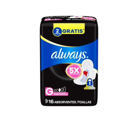 ALWAYS NOCHE SUAVE T3 C/ ALAS X16UN