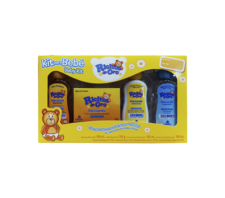 RICITOS KIT PARA BEBE X 4 PZS.MANZANILLA REF.0659