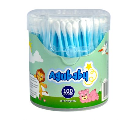 AGUBABY HISOPOS X 100 UNI. REF:2150