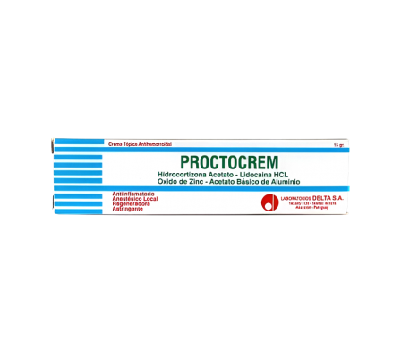 PROCTOCREM SIN CONCENTRACION CR-DR ENVASE X 15GR