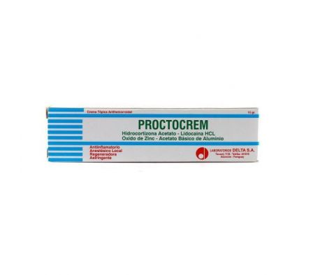 PROCTOCREM SIN CONCENTRACION CR-DR ENVASE X 15GR