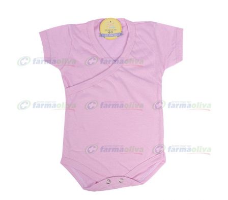 BEA BABY BODY CRUZADO MC ROSADO R.147897