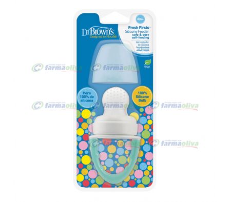 DR BROWNS  ALIMENTADOR DE SILICONA VERDE