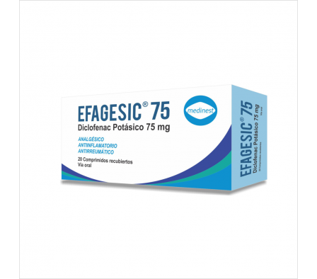 EFAGESIC 75MG COMP. CAJA X 20