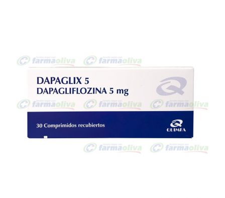 DAPAGLIX 5 MG CAJA X 30 COMPRIMIDOS