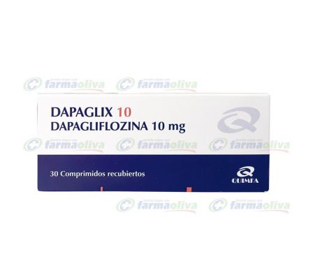 DAPAGLIX 10 MG CAJA X 30 COMPRIMIDOS