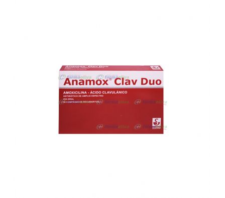 ANAMOX CLAV DUO  COMP. CAJA X 14