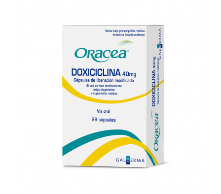 ORACEA 40MG CAPS CAJA X 28